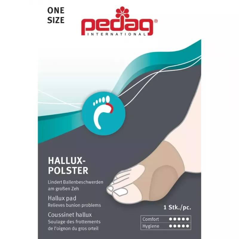 Еластичний бандаж з силіконовою вставкою Pedag Hallux-Polster 278