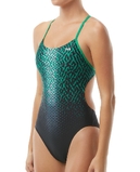 Суцільний жіночий купальник TYR Odyssey Cutoutfit, Green 36