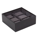 309703 Stackable 6 pcs Watch Tray WOLF Black