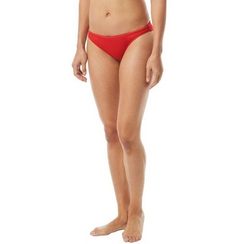 Плавки жіночі TYR Solid Bikini Bottom, Red (610), M (BSOD7A-610-M)