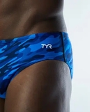 Чоловічі плавки TYR Men's Camo Racer, Blue 30