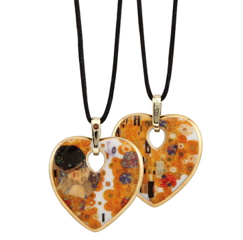 GOE-67045101 The Kiss - Necklace Artis Orbis Gustav Klimt Goebel
