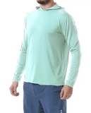 Футболка чоловіча з капюшоном TYR Men’s SunDefense Hooded Shirt, Mint, M
