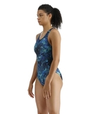 Суцільний жіночий купальник TYR Women's Diploria Maxfit, Blue/Green 30
