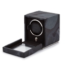 493102 Memento Mori Cub Watch Winder WOLF with Cover Black