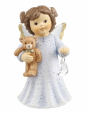 GOE-11750621 Good Night - figurine Nina &amp; Marco Winterengelchen mit Swarovski Steinen Goebel