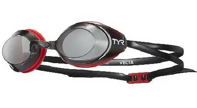 Окуляри для плавання TYR Vecta Racing, Smoke/Red/Black (055)