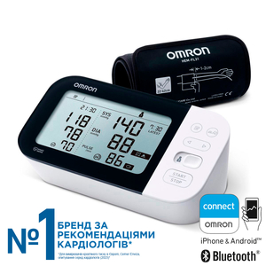 Тонометр автоматичний Omron M7 Intelli IT (HEM-7361T-EВК)