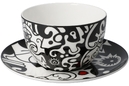 GOE-67080571 Two in One - Tea-/Cappuccino cup 19x8.5 Pop Art Billy the Artist Goebel