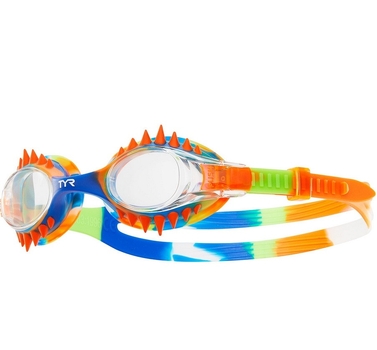 Окуляри для плавання TYR Swimple Spike Tie Dye Kids Clear/Orange/Blue (LGSPKTD-698)