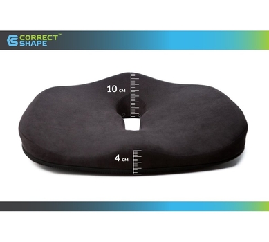 Ортопедична подушка для сидіння Max Comfort (від геморою, простати, подагри), Correct Shape (Україна)