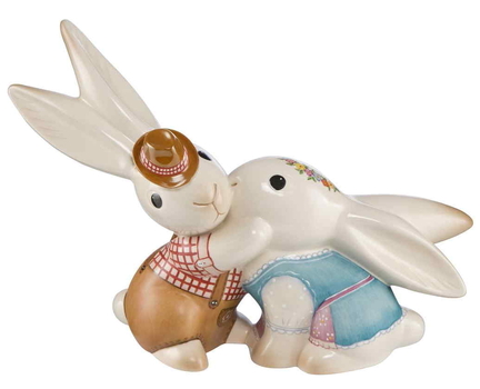 GOE-66825091 Bunny de luxe* 'Bavarian Bunny in Love III' Goebel