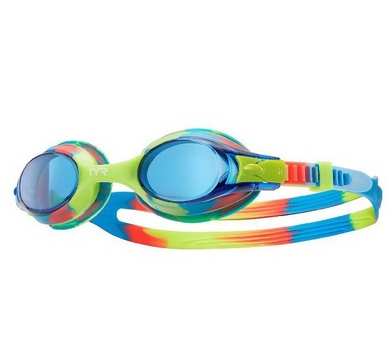 Окуляри для плавання TYR Swimple Tie Dye Kids Blue/Yellow/Pink (LGSWTD-465)