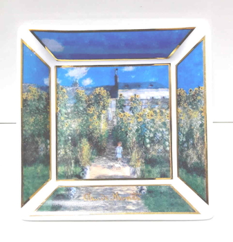 GOE-78-031-15-0 Artis Orbis Claude Monet 'Mini Schale Artist's Garden' Goebel