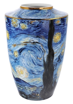 GOE-67061521 Starry Night - Vase Porcelain 24 cm Artis Orbis Vincent van Gogh Goebel