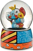 GOE-66452181 Pop Art Romero Britto 'Spring Elephant - Schneekugel' Goebel