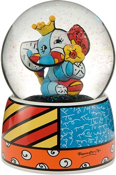 GOE-66452181 Pop Art Romero Britto 'Spring Elephant - Schneekugel' Goebel