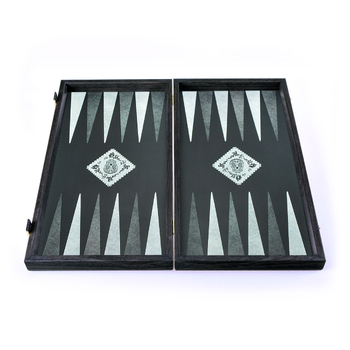 BXL1SKM Handmade wooden Backgammon Large Dia de los muertos Large with Side Racks