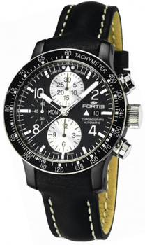 Часы FORTIS 665.12.71 L.01 FORTIS B-42 STRATOLINER BLACK/CHROM