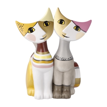 GOE-31210034 Cat figurine - Elena e Pippa Rosina Wachtmeister World of cats Goebel