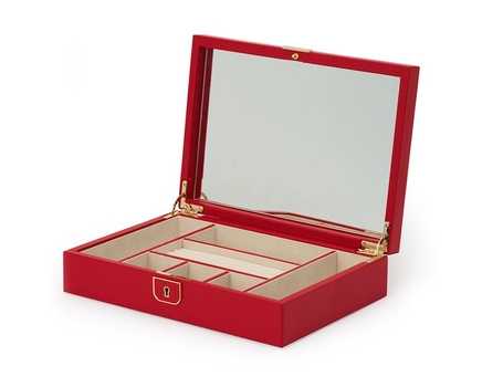 213272 Palermo Medium Jewelry Box - Red Wolf
