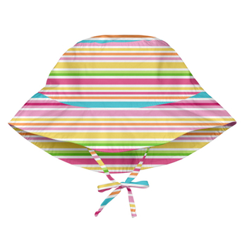 Солнцезащитная панамка I Play -Light Pink Multistripe-0/6мес
