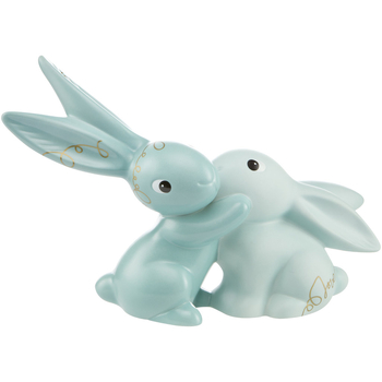 GOE-66825471 Bunny de luxe* 'Bunny in Love Golden Blue' Goebel