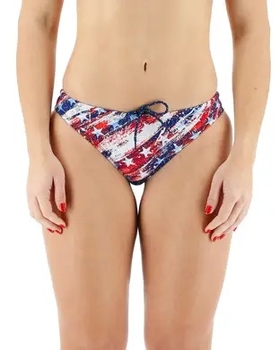 Плавки купальні жіночіTYR Women’s Homeland Classic Bikini, Red/White/Blue M