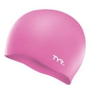 Шапочка для плавання TYR Wrinkle-Free Junior Silicone Swim Cap PINK (LCSJR-670)