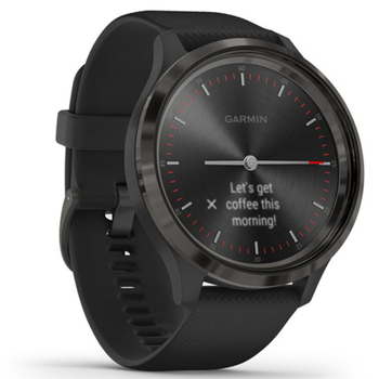 Спортивные часы Garmin vivomove 3 Sport Black-Gunmetal, Silicone