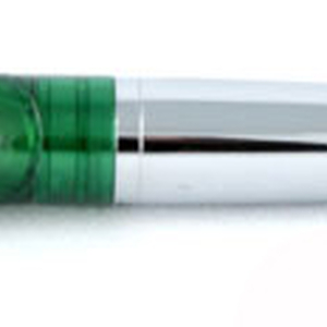 SP104 Ручка - нож с фонариком, стальная с зеленым Wagner of Switzerland