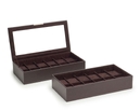 319706 Stackable Watch Tray Set 2 x 12 pcs WOLF Brown