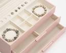 392015 Sophia Jewelry Box with Drawers WOLF Rose