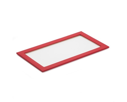 435372 Vault Tray Glass Lid WOLF Red