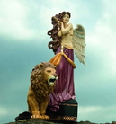 GOE-67020826 Artis Orbis - Michael Parkes 'Lions Return' limited Goebel