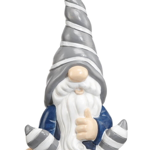 GOE-37000441 Gnome Fiete – Figurine Weihnachten I love Christmas Goebel