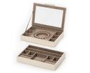 392153 Sophia Set of 2 Stackable Tray WOLF Ivory