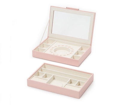 392115 Sophia Set of 2 Stackable Tray WOLF Rose