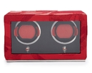 493272 Memento Mori Double Cub Watch Winder with Cover Red WOLF
