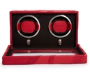 493272 Memento Mori Double Cub Watch Winder with Cover Red WOLF