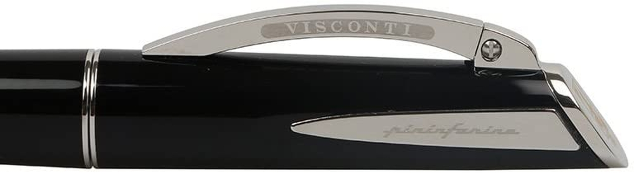 764ST02A59F Pininfarina F.Pen Regular Black Tub. F Перьевая Ручка Visconti