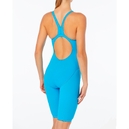 Стартовий костюм жіночий TYR Women’s Thresher Open Back Swimsuit, Blue/Grey (850), 32