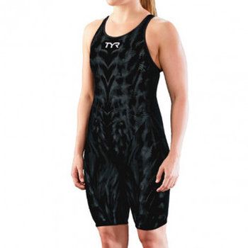 Стартовий костюм жіночий TYR Women’s Venzo Genesis Closed Back Swimsuit, Onyx (003), 36