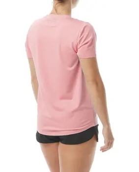 Футболка жіноча TYR Women’s SunDefense Short Sleeve Shirt, Coral, L
