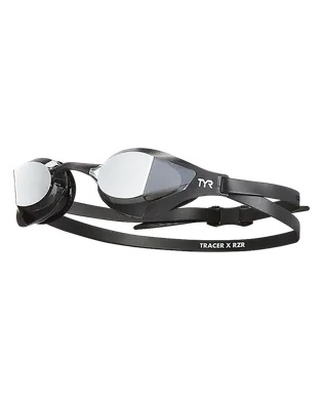 Окуляри для плавання TYR Tracer-X RZR Mirrored Racing, Silver/Black/Black (043)