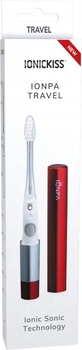 Електрична Іонна зубна щітка IONICKISS Ionpa Travel Червона IO30-22R