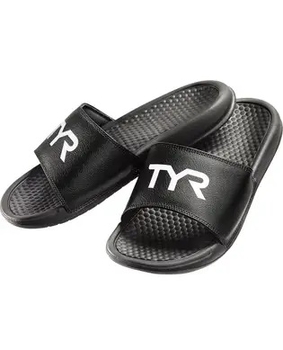 Тапочки чоловічі для басейну TYR Men’s Podium Alpha Deck Slides, Black, 10