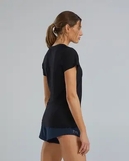 Жіноча футболка з короткими рукавами TYR Women's Airtec Short Sleeve Tee- Solid, Black L (FPTSO3A-001-L)