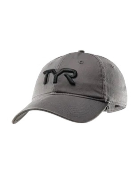 Спортивна кепка TYR Logo Adjustable Cap, Grey/Black (A45001-029)