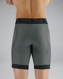 Чоловічі компресійні шорти TYR Men's Compression Shorts– Solid, Dark Shadow M (MCSLSO3A-927-M)